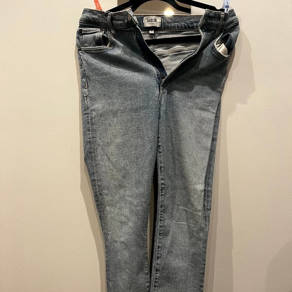 agolde high rise skinny jean